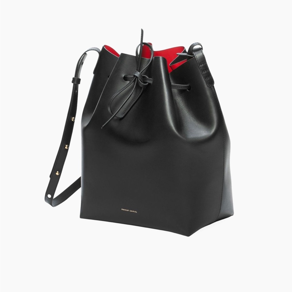 Mansur Gavriel Leather Bucket Bag
